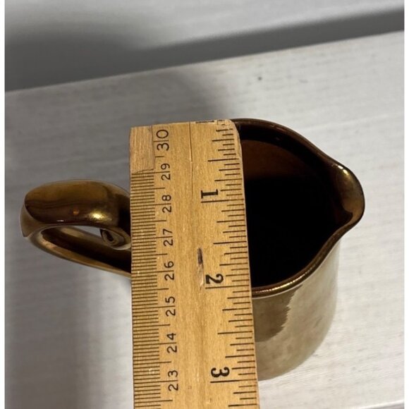 Vintage Gibsons Copper Lustre Creamer & Sugar Bowl Set - Picture 16 of 16